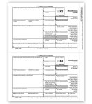 1099 MISC Income 2UP Individual Sheets Recipient Copy B MDTF5111 (image for) 1099 MISC Income 2UP Individual Sheets Recipient Copy B MDTF5111
