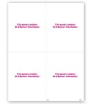 W-2 4UP Box Blank Form MDTF5209 (image for) W-2 4UP Box Blank Form MDTF5209