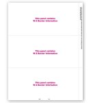 W-2 3UP Blank Form MDTF5211 (image for) W-2 3UP Blank Form MDTF5211