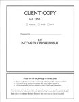 Tax Return Client Copy Folder White MDSW06 (image for) Tax Return Client Copy Folder White MDSW06